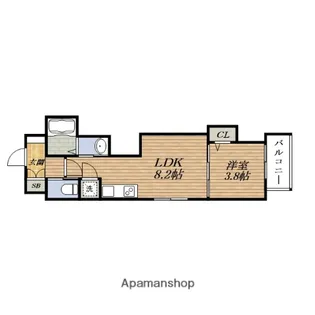 F asecia Merveille【3階】の間取り