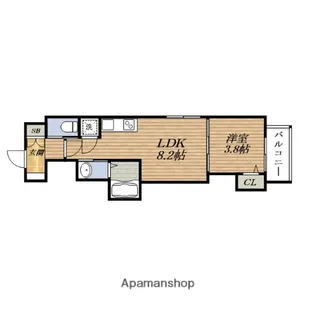 F asecia Merveille【1階】の間取り