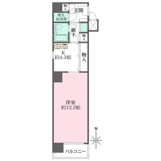 クレスト心斎橋【603号室】の間取り