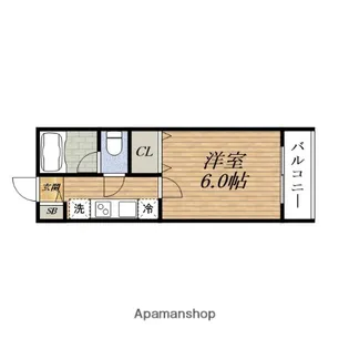 COCORO吹田【2階】の間取り