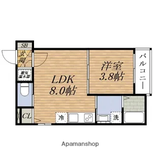 ZUI4BASE【3階】の間取り