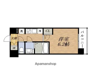 大阪府豊中市庄内幸町2丁目【マンション】の間取り