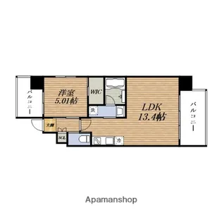 プレジオ三国ASIAN【7階】の間取り
