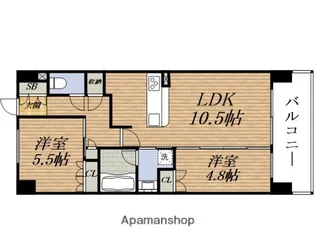 アーバンパーク淡路【5階】の間取り
