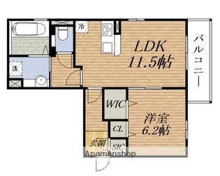ノース・グレーシアA棟【1階】の間取り