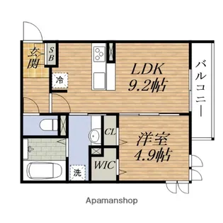 ノース・グレーシアA棟【2階】の間取り