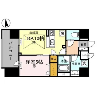 IBC RESIDENCE WEST【0403号室】の間取り