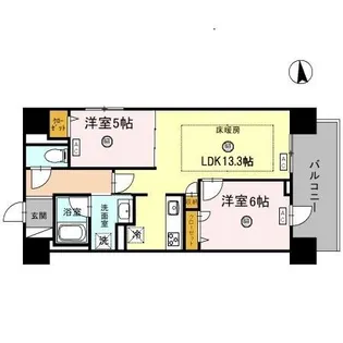 IBC RESIDENCE EAST【0901号室】の間取り