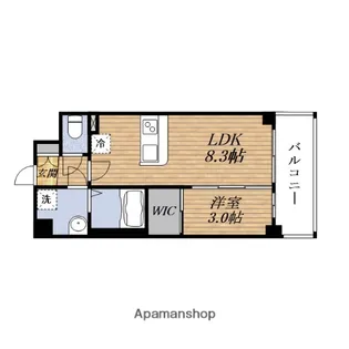 大阪府吹田市芳野町【マンション】の間取り