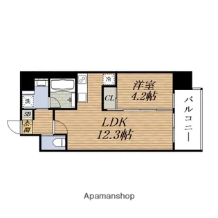 プレジオ西中島ASIAN【11階】の間取り