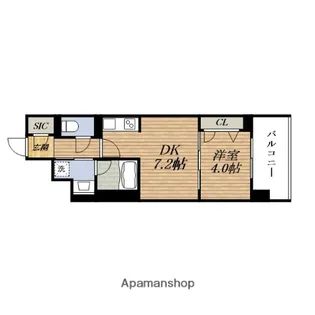 REFISIA箕面船場【4階】の間取り