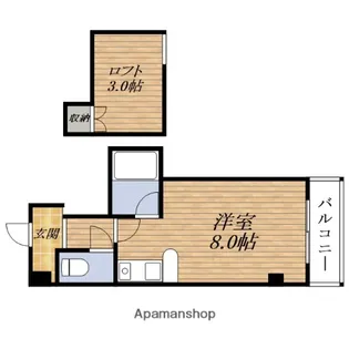東三国ユーリプラザ【4階】の間取り