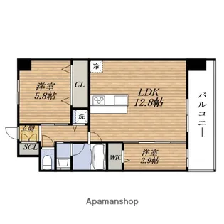スプランディッドライズ新大阪ノース【5階】の間取り