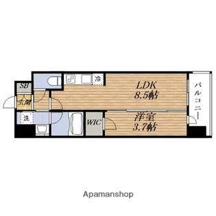 大阪府大阪市東淀川区西淡路1丁目【マンション】の間取り