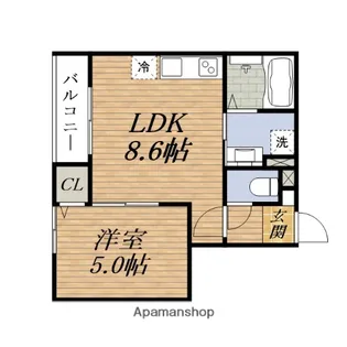 アート吹田藤が丘【3階】の間取り