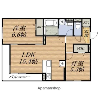 Armojour A棟【3階】の間取り