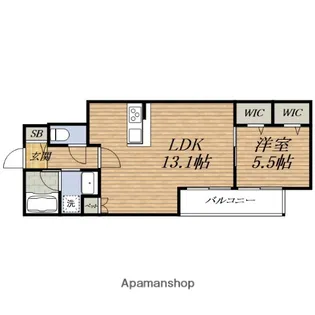 大阪府吹田市昭和町【アパート】の間取り