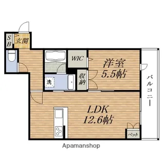大阪府吹田市昭和町【アパート】の間取り