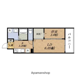 WORVE吹田江坂【3階】の間取り