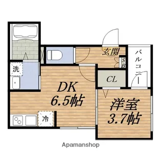サンメイプル庄内【3階】の間取り