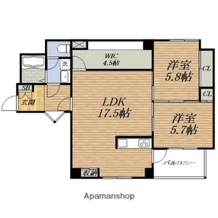 777オオグシ【4階】の間取り