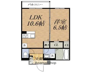 Flat Comfy 豊中【1階】の間取り