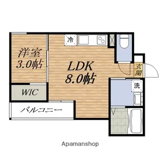 S-MOVE三国【1階】の間取り