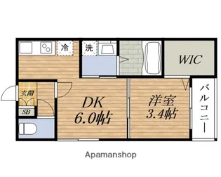 JIN Residence吹田【1階】の間取り
