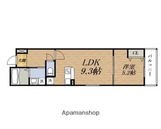 フジパレス十三ウエスト【3階】の間取り