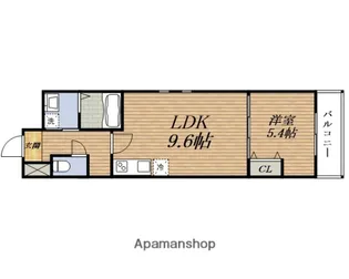 フジパレス十三ウエスト【2階】の間取り