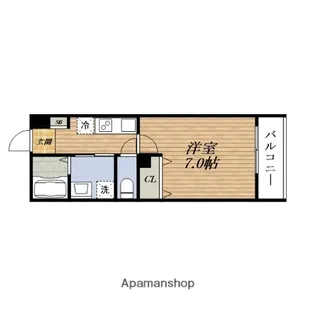 大阪府豊中市刀根山6丁目【アパート】の間取り