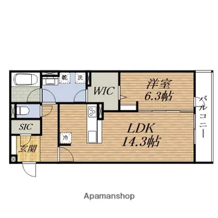 D-residence中桜塚【1階】の間取り