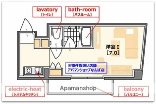 ドミール堺筋本町【4階】の間取り