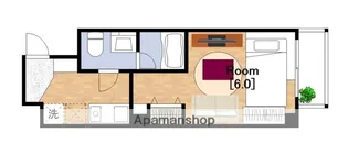 ダイドーメゾン大阪谷町【8階】の間取り