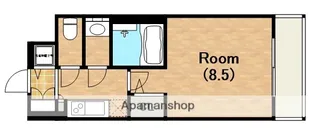 エスライズ北堀江【5階】の間取り