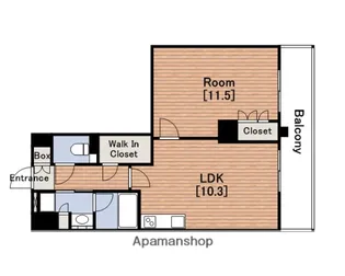 ビエラコート内久宝寺町【10階】の間取り