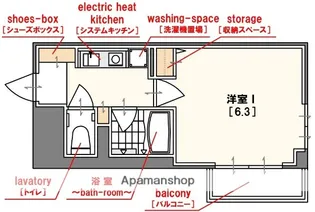 VERGER ZENSHIN【5階】の間取り