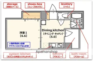 ヴェルドミール山忠松屋町【7階】の間取り