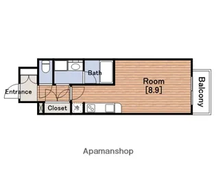 アーバネックス大阪城WEST【13階】の間取り