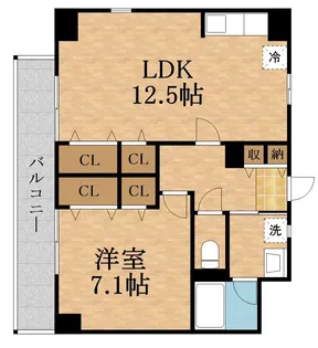 フォルム城東中央【2階】の間取り