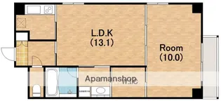 クレオ北堀江【4階】の間取り