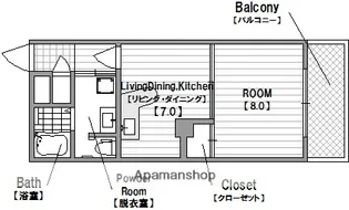 FUKUE BLD(フクエビル)【2階】の間取り