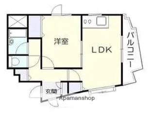 南黒門マンション【8階】の間取り