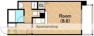アスリート本町西【5階】の間取り