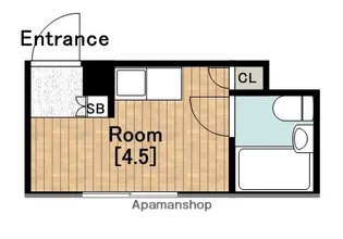 ラパンジール松屋町【11階】の間取り