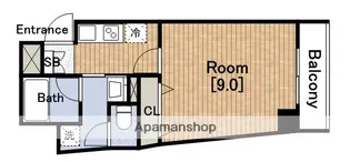 1Kの間取り画像