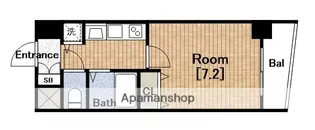 プレサンス中之島公園パークレジデンス【6階】の間取り