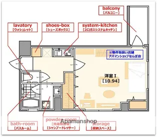 メゾンデノムラ南久宝寺【4階】の間取り