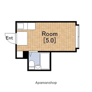 1Rの間取り画像
