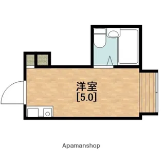 1Rの間取り画像